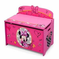 Kitchen Appliances 58 Disney Minnie Mouse Deluxe Wood Toy Box By Delta Children, Greenguard Gold Certified