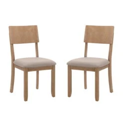 Kitchen Appliances 40 Linon Jamil Upholstered Dining Chair, Set Of 2, Gray Wash